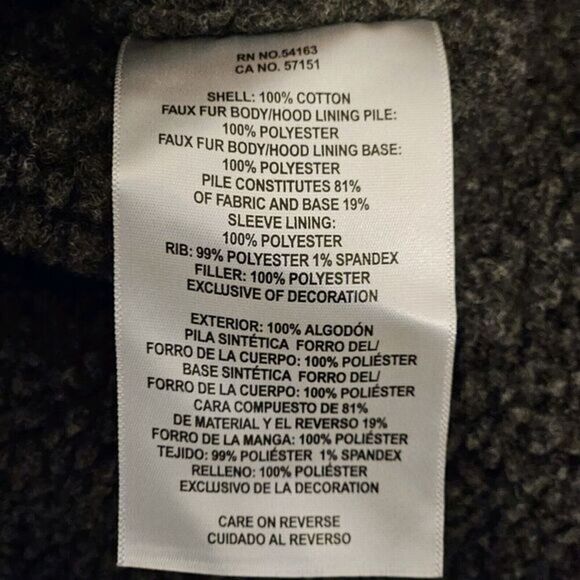 G.H.‎ Bass & Co. Men's Sherpa Lined Canvas Bomber Jacket / Size Small/ New - Picture 6 of 8